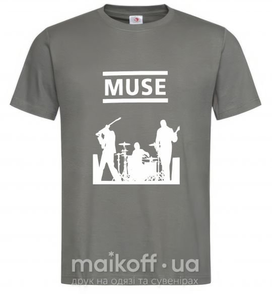 Чоловіча футболка Muse siluet Графіт фото