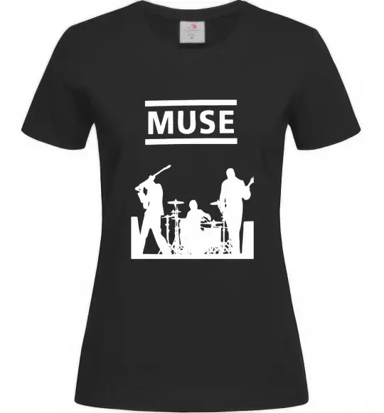 Жіноча футболка Muse siluet Чорний фото