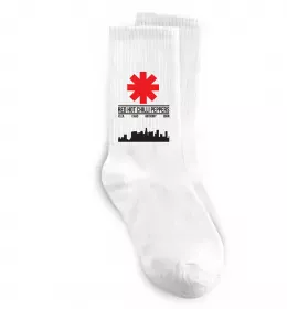 Носки RHCP 1991 tour Белый фото