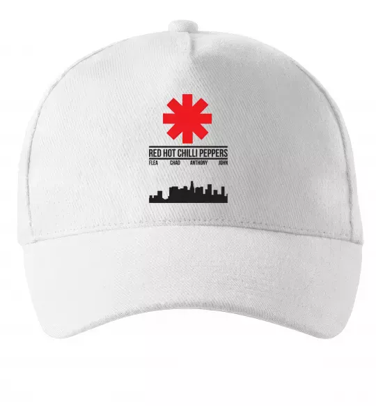 Кепка Red hot chili peppers city Белый фото