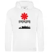 Мужская толстовка (худи) Red hot chili peppers city Белый Мужская толстовка (худи) Red hot chili peppers city Белый фото