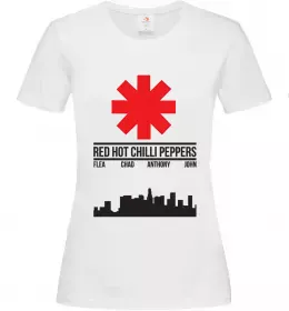 Женская футболка Red Hot Chili Peppers octopus Черный фото