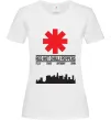 Женская футболка Red hot chili peppers city Белый Женская футболка Red hot chili peppers city Белый фото