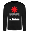 Світшот Red hot chili peppers city Чорний фото