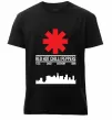 Чоловіча преміум футболка Red hot chili peppers city Чорний Чоловіча преміум футболка Red hot chili peppers city Чорний фото