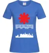 Женская футболка Red hot chili peppers city Ярко-синий Женская футболка Red hot chili peppers city Ярко-синий фото