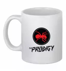 Чашка керамическая The prodigy ant Белый фото