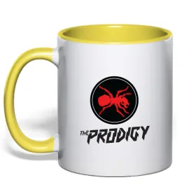 Чашка з кольоровою ручкою The prodigy ant Червоний фото Чашка з кольоровою ручкою The prodigy ant Червоний фото