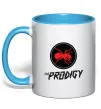 Чашка с цветной ручкой The prodigy Голубой Чашка с цветной ручкой The prodigy Голубой фото