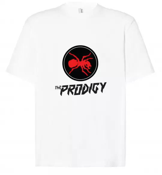 Футболка Оверсайз The prodigy Белый фото