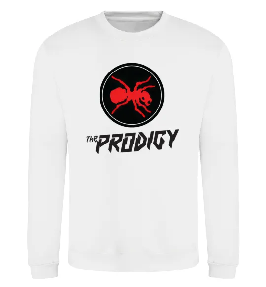Світшот The prodigy Білий фото