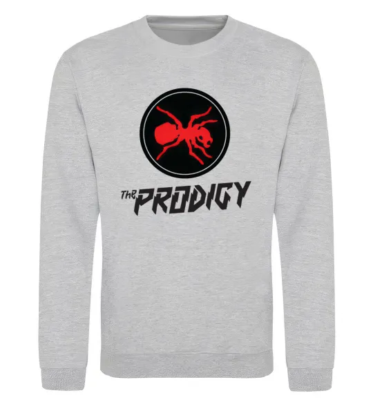 Світшот The prodigy Сірий меланж фото