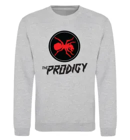Свитшот The prodigy Серый меланж фото