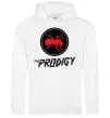 Чоловіча толстовка (худі) The prodigy Білий фото