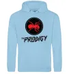 Мужская толстовка (худи) The prodigy Голубой фото