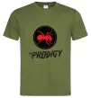 Мужская футболка The prodigy Оливковый фото