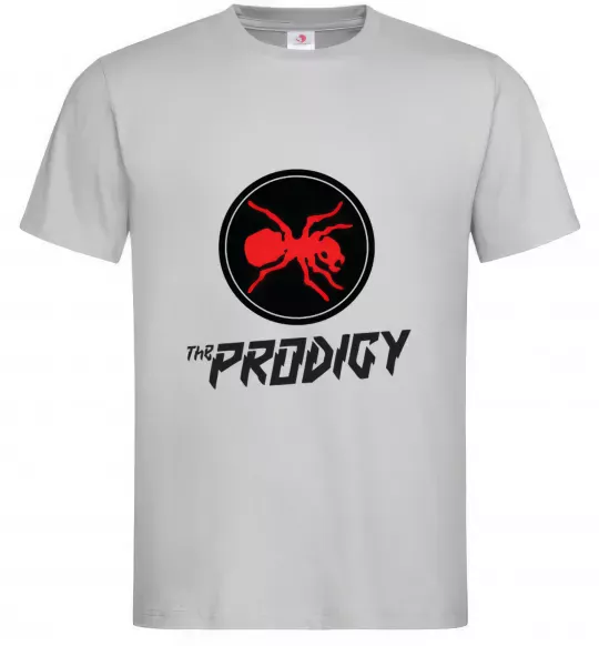 Мужская футболка The prodigy Серый фото