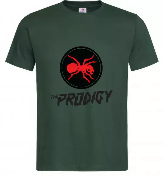 Мужская футболка The prodigy Темно-зеленый фото