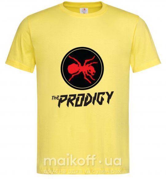 Мужская футболка The prodigy Лимонный фото