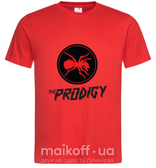 Чоловіча футболка The prodigy Червоний фото