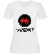 Жіноча футболка The prodigy Білий фото