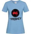 Жіноча футболка The prodigy Блакитний фото