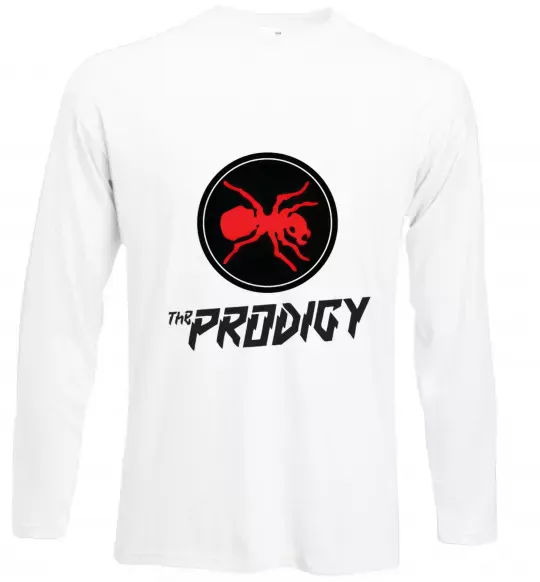 Лонгслив The prodigy Белый фото