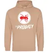 Женская толстовка (худи) The prodigy Песочный фото