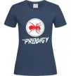 Жіноча футболка The prodigy Темно-синій фото