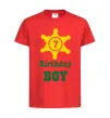 Детская футболка Birthday Boy Красный фото