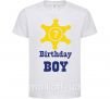 Дитяча футболка Birthday Boy Білий фото