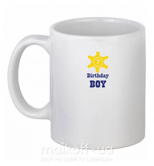 Чашка керамічна Birthday Boy Білий фото