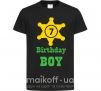 Дитяча футболка Birthday Boy Чорний фото