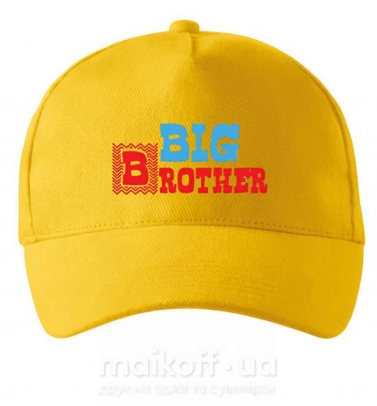 Кепка Big brother Сонячно жовтий фото