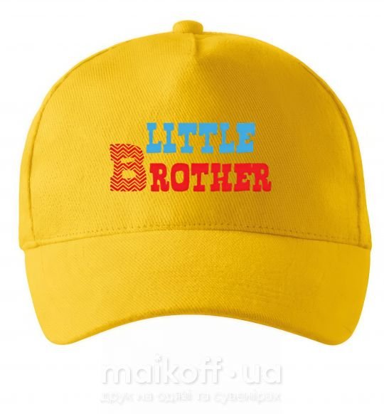 Кепка Little brother Сонячно жовтий фото