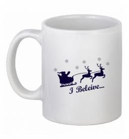 Чашка керамическая I BELIEVE IN SANTA