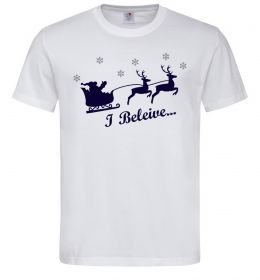 Мужская футболка I BELIEVE IN SANTA Мужская футболка I BELIEVE IN SANTA