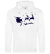 Жіноча толстовка (худі) I BELIEVE IN SANTA Білий Жіноча толстовка (худі) I BELIEVE IN SANTA Білий фото