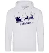 Жіноча толстовка (худі) I BELIEVE IN SANTA Сірий меланж Жіноча толстовка (худі) I BELIEVE IN SANTA Сірий меланж фото