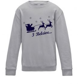 Дитячий світшот I BELIEVE IN SANTA