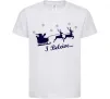Дитяча футболка I BELIEVE IN SANTA Білий Дитяча футболка I BELIEVE IN SANTA Білий фото