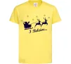 Дитяча футболка I BELIEVE IN SANTA Лимонний Дитяча футболка I BELIEVE IN SANTA Лимонний фото