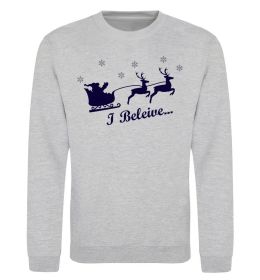 Свитшот I BELIEVE IN SANTA