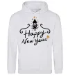 Чоловіча толстовка (худі) HAPPY NEW YEAR Christmas tree Сірий меланж Чоловіча толстовка (худі) HAPPY NEW YEAR Christmas tree Сірий меланж фото