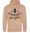 Чоловіча толстовка (худі) HAPPY NEW YEAR Christmas tree Пісочний Чоловіча толстовка (худі) HAPPY NEW YEAR Christmas tree Пісочний фото