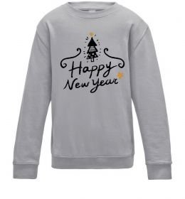 Детский Свитшот HAPPY NEW YEAR Christmas tree