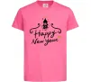 Дитяча футболка HAPPY NEW YEAR Christmas tree Яскраво-рожевий Дитяча футболка HAPPY NEW YEAR Christmas tree Яскраво-рожевий фото