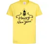 Дитяча футболка HAPPY NEW YEAR Christmas tree Лимонний Дитяча футболка HAPPY NEW YEAR Christmas tree Лимонний фото