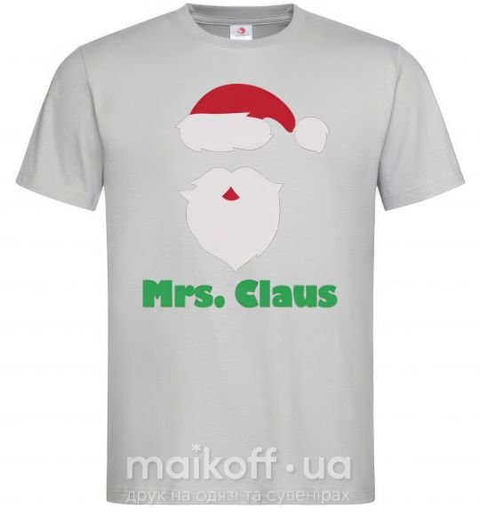 Чоловіча футболка Mr. Claus Сірий фото