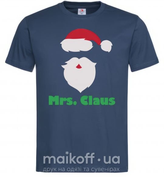 Чоловіча футболка Mr. Claus Темно-синій фото